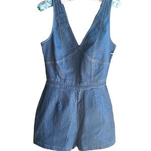 NWT! Iris Basic Denim Jumper Size M